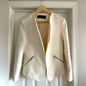Zara White Blazer jacket